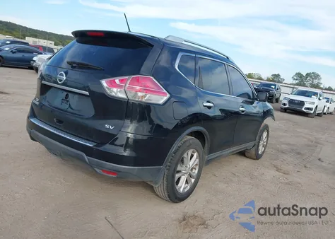 2015 Nissan Rogue Sv из США, поврежденный, VIN KNMAT2MT9FP543794